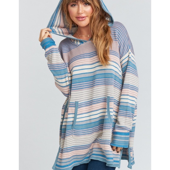 Show Me Your MuMu Sweaters - Show Me Your Mumu Goodie Hoodie Baja Stripe